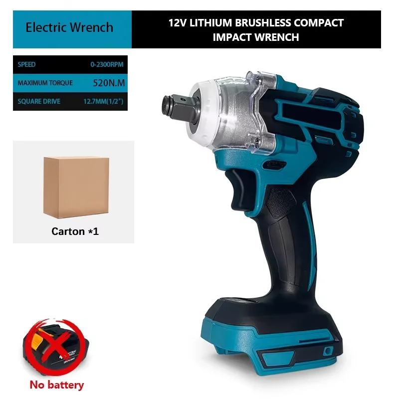 

Аккумуляторный ударный гайковерт Makita 21В 1/2 дюйма