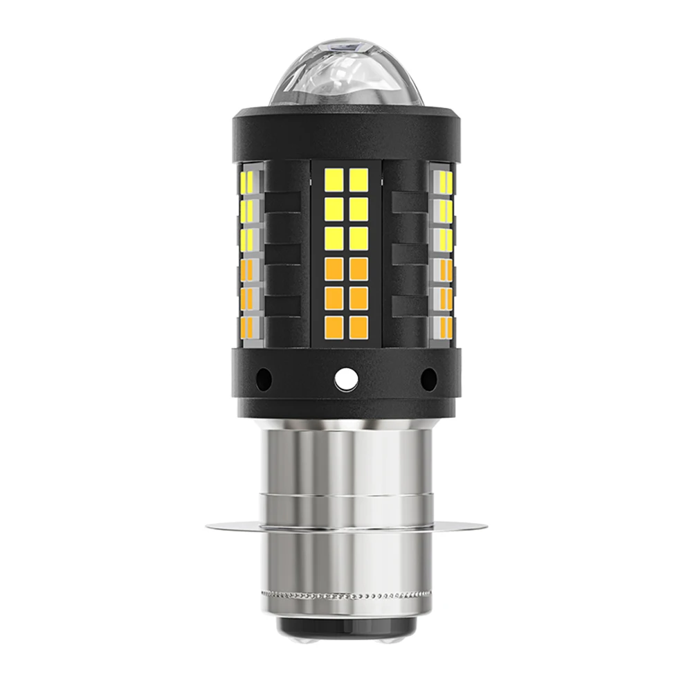 

1pcs 20000LM H4 Led Motorcycle Headlight BA20D H6 P15D Motor Led Bulb CSP Motorbike Head Lamp White Yellow Hi Lo Beam DC