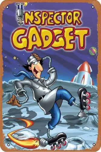 Инспектор гаджет (2026) стандартная металлическая жестяная вывеска настенное