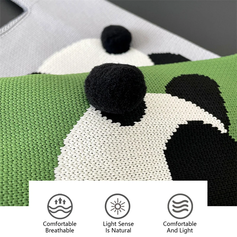 Knit Handbag Women Mini Knot Wrist-Bag Female Casual Color Wide Cute Tote Bag Student Reusable Shopping Bag