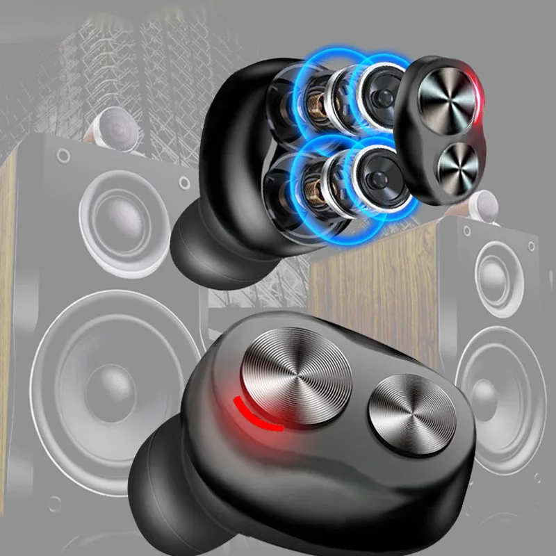 Беспроводные Bluetooth наушники 5 0 спортивные Водонепроницаемая гарнитура