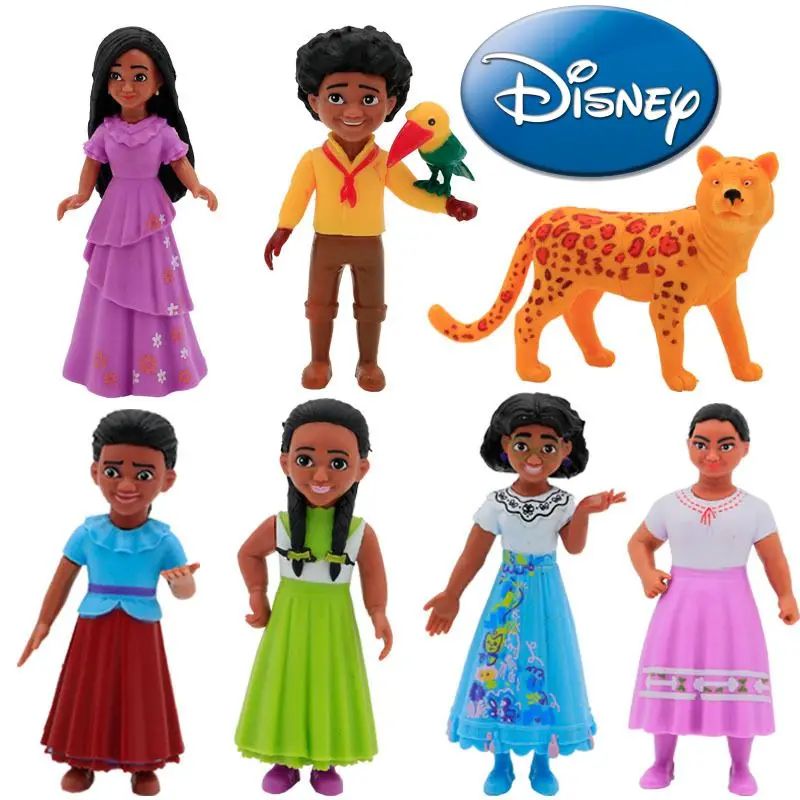 

2022 New 8-13CM PVC Disney Encanto Figures Toy Dolls Collection Cartoon Anime Model Ornaments Toys Set Children's Birthday Gift