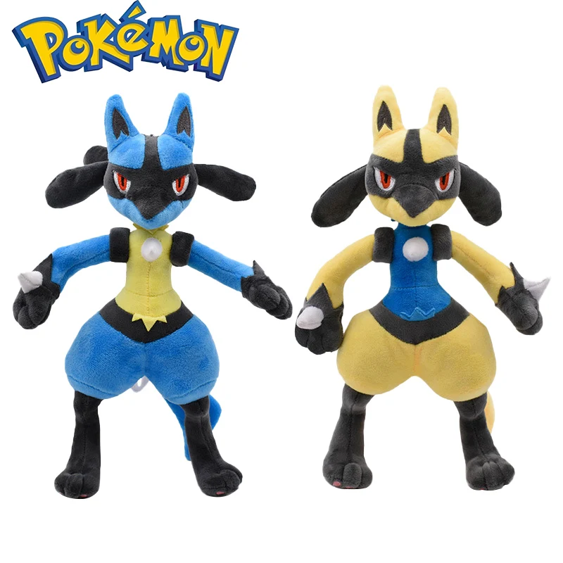

Anime Pokemon Lucario Pikachu Plush Toys Soft Stuffed Animation Peripherals Toys Kawaii Doll Kids Birthday Decoration Best Gift