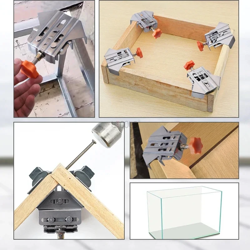 90% прямоугольный зажим открытого типа для деревообработки прямой угол