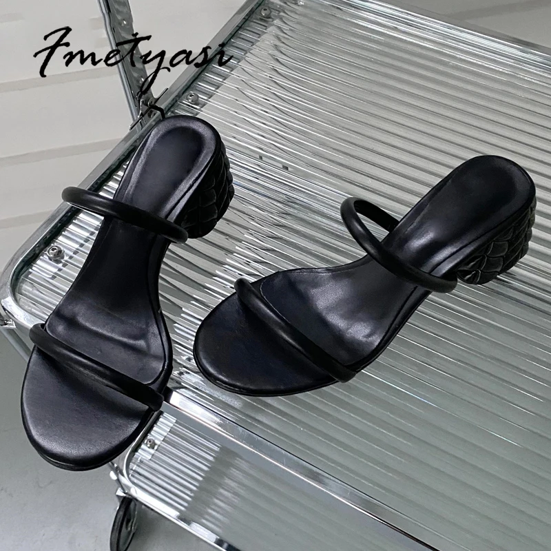 Новинка лета 2022 женские сандалии модная женская обувь на массивном каблуке