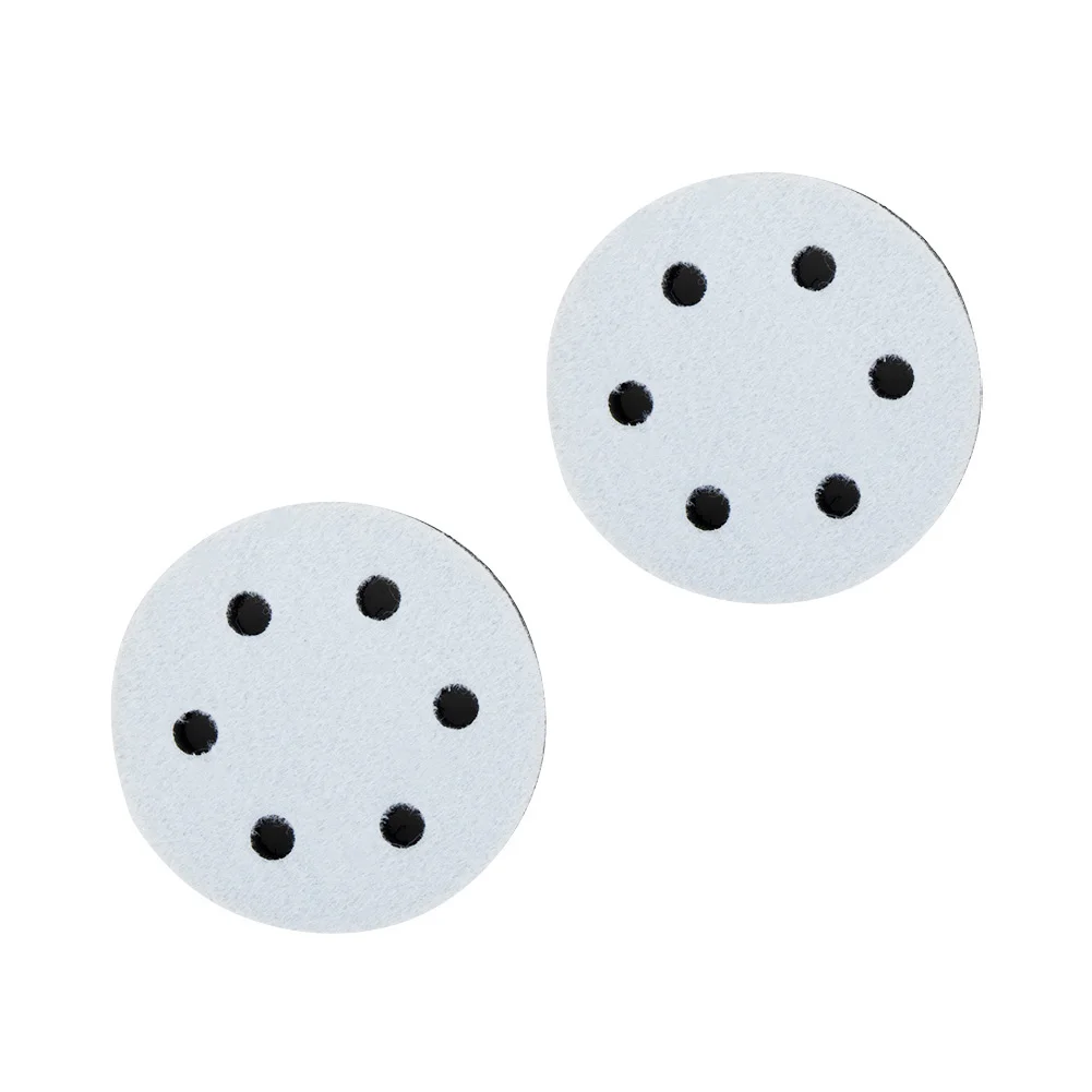 

2 Pcs 3 Inch 6 Holes Soft Sponge Interface Pad For Hook And Loop Backing Pads Orbital Grinding/Polishing Tool Accessories