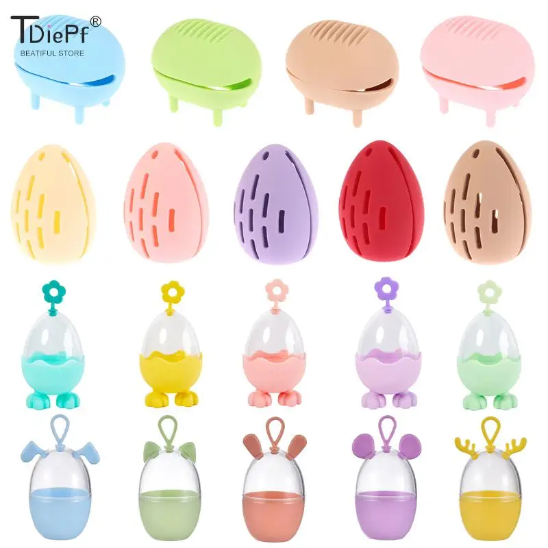1pcs Makeup Sponge Holder Eco-Friendly Silicone /Plastic Mul