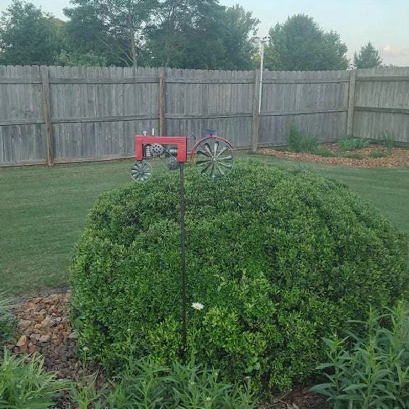 Трактор ветровой Спиннер металлический трактор тележка для дорожек дворов