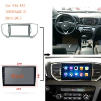 9 inch car dvd fascia trim kit for kia kx5 sportage r 2016 2017 double din fascia audio fitting adaptor fascia frame