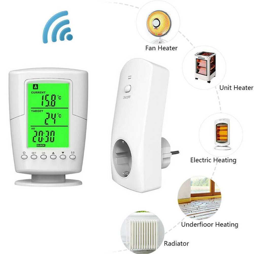 

User Manual Thermostat Smart Wireless Remote Wireless Remote Design Control Thermostat Heating Cooling Program