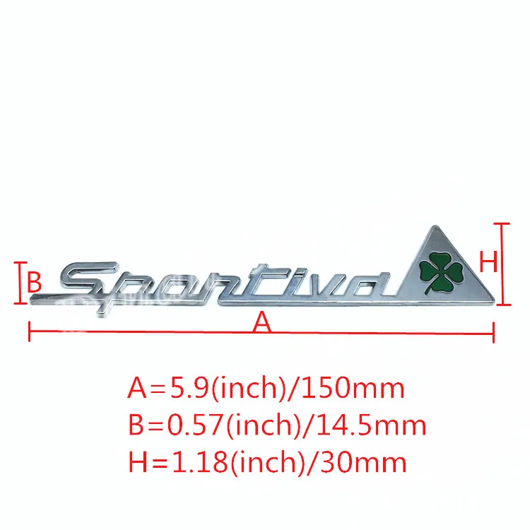Значок-эмблема Sportiva Quatrefoil для Alfa Romeo 4C 8C 156 166 159 Giulietta Spider GT 2 шт. |