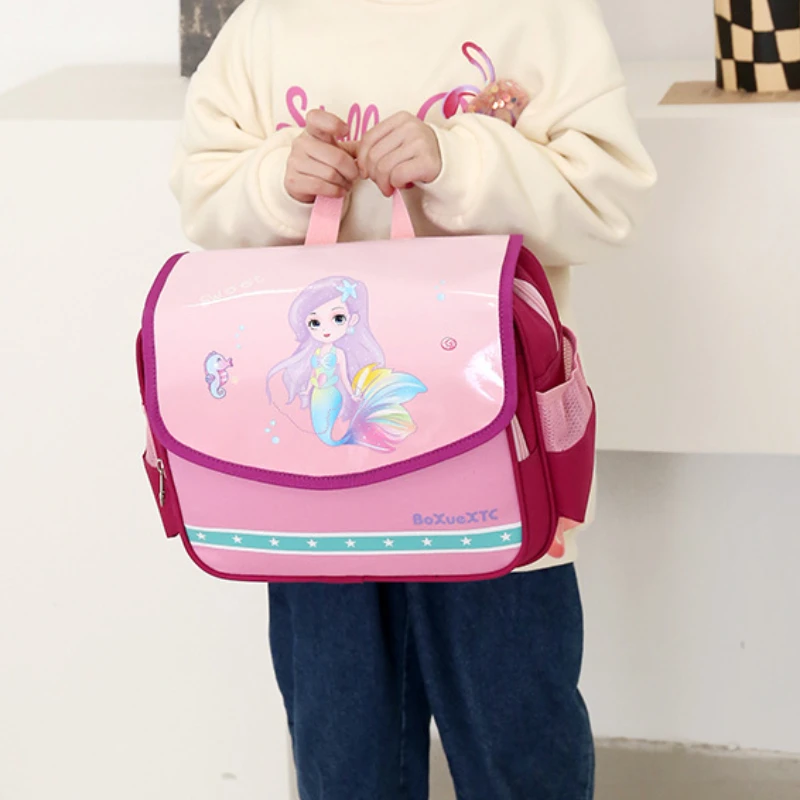 New Children Mermaid Student Horizontal British School Bags Girls Boys Simple Fashion Leisure Backpacks In Kindergarten Mochila