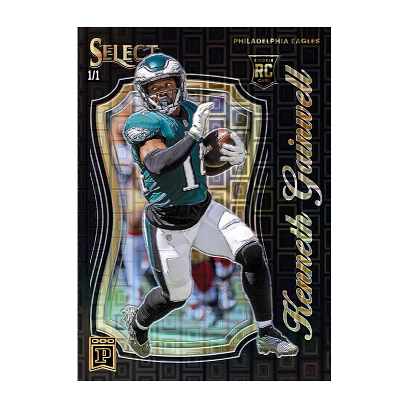 Фото Коллекционные карточки NFL PANINI Select Football Series: Джамарр Чейз, Джастин Филдс, Мак Джонс. Сделай сам, DIY, игрушки, подарок. №5