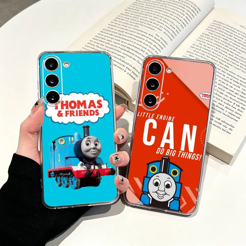 Фото Прозрачный мягкий силиконовый чехол для телефона T-Thomas and Friends для Samsung Galaxy A71, A70, A52, A51, A40, A30 №1