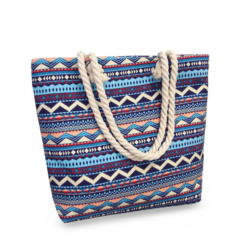 

Холщовый пляжный рюкзак с принтом для женщин, дорожная сумка для хранения игрушек, 2021