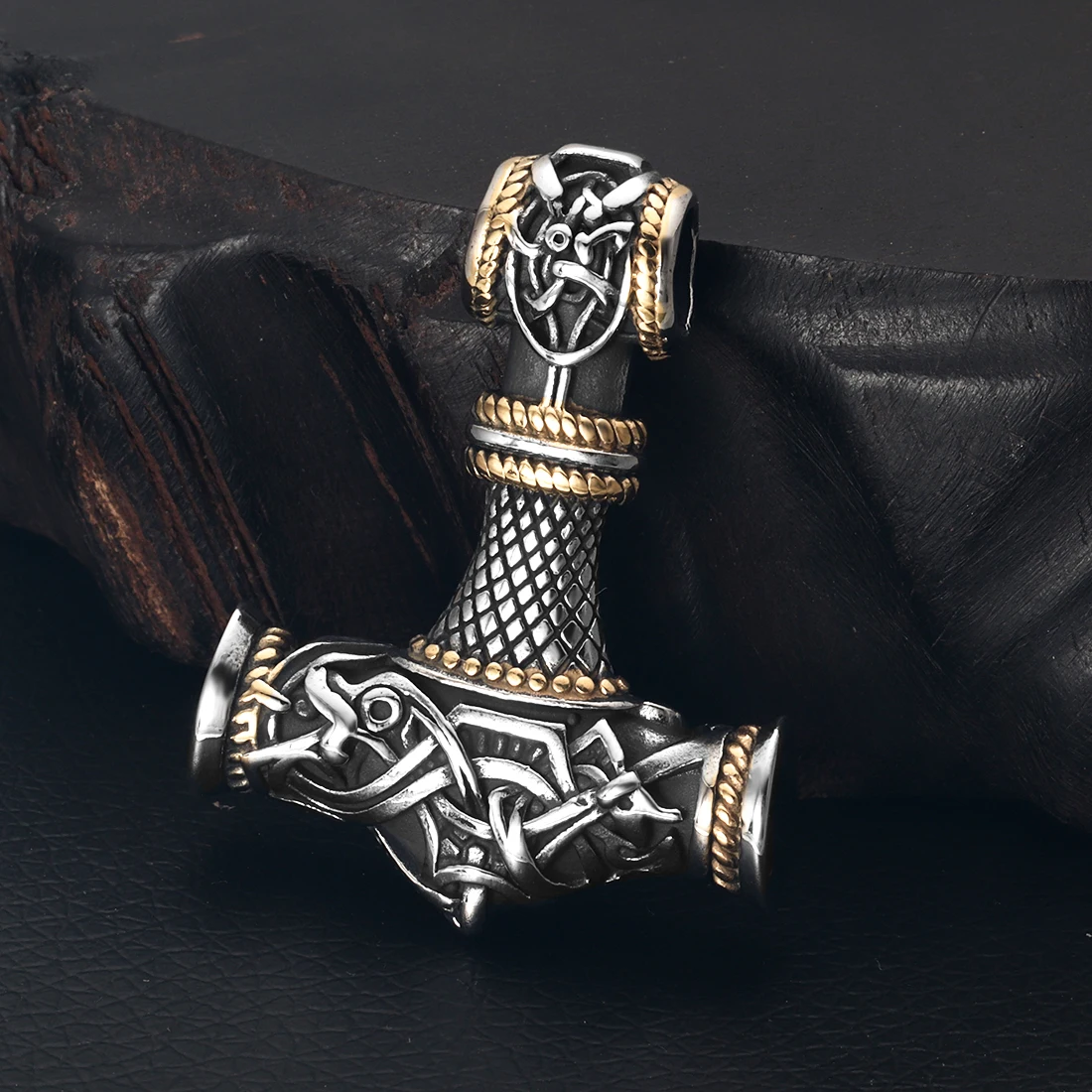 

316L Stainless Steel Norse Viking Rune Axe Pendant for Men Necklace DIY Accessories Finding Jewelry Making Charm
