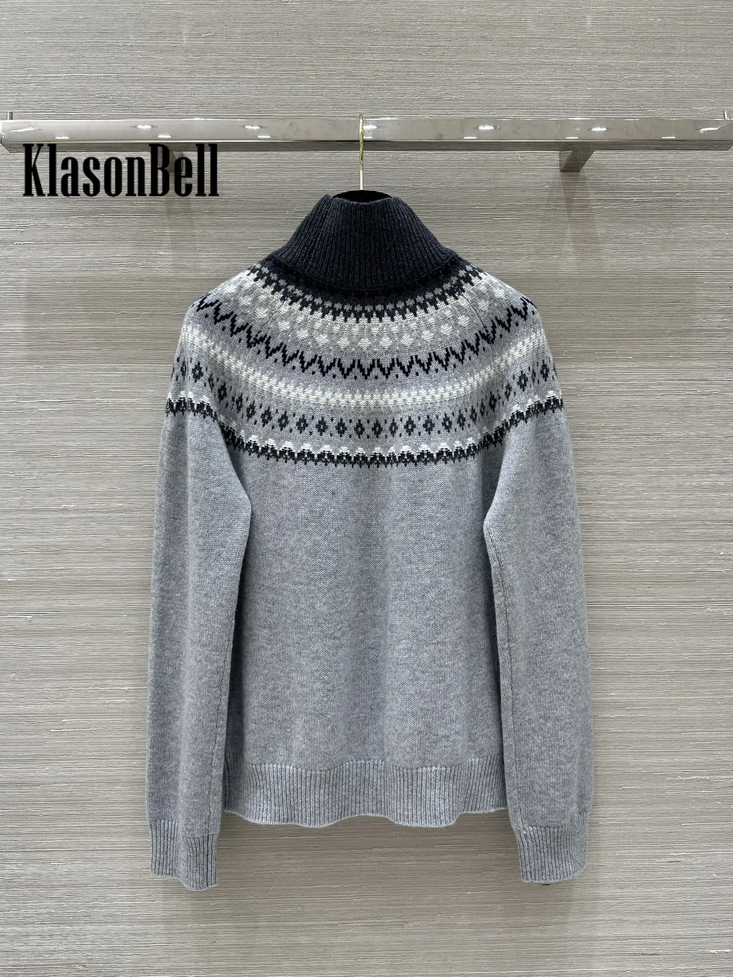 11.22 KlasonBell 2024 осенне-зимний новый женский рождественский праздник вязаная крючком