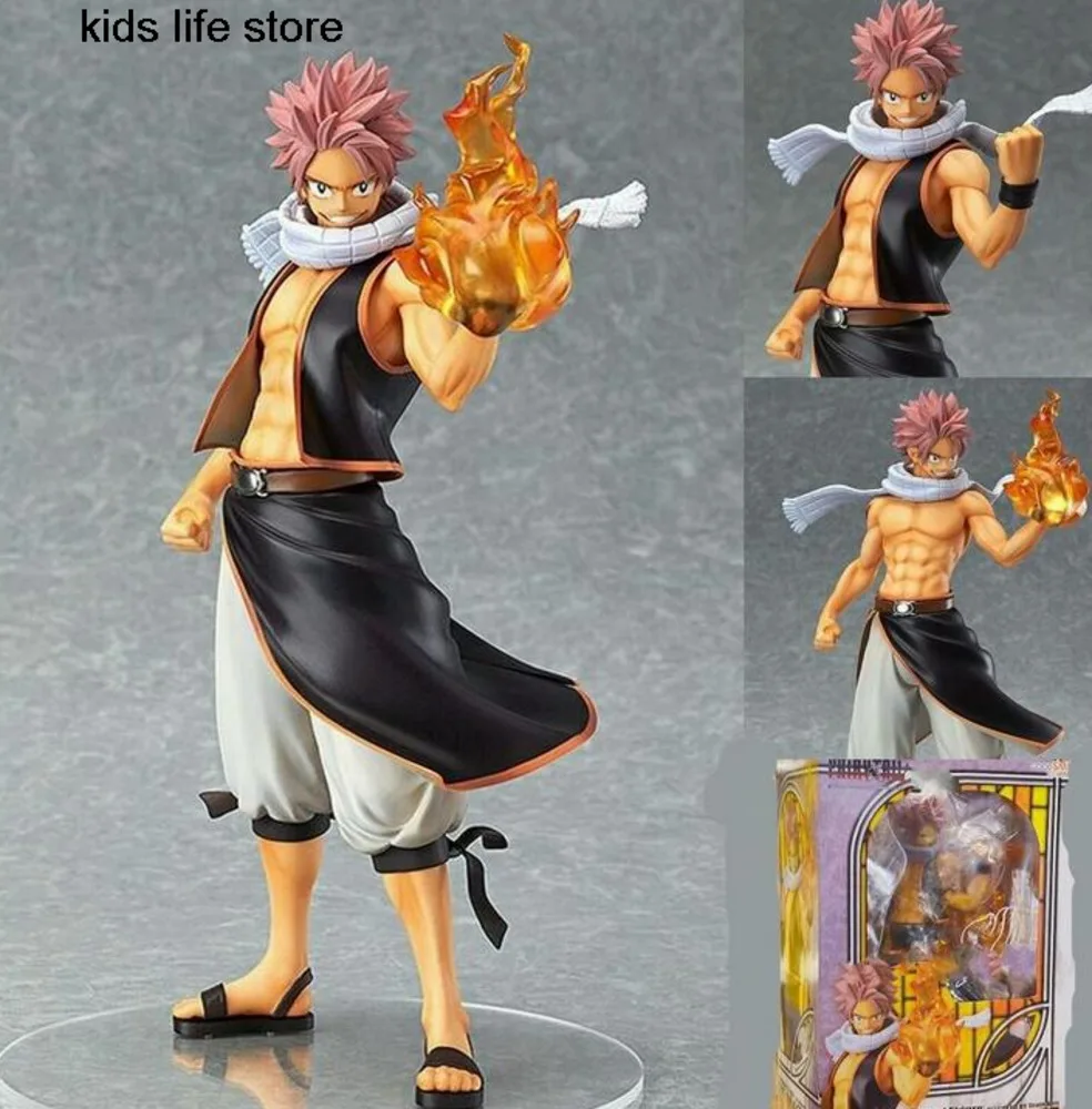 

23cm Anime Fairy Tail Natsu 1/7 Scale Action Figure PVC Collection Figures Toys For Christmas Gift Brinquedos Free Shipping