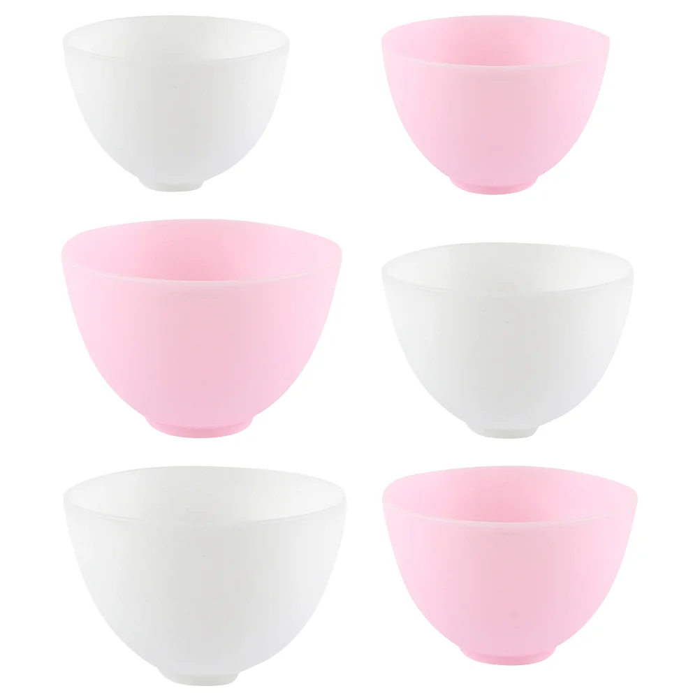 

Bowl Silicone Mixingbowls Facial Diy Face Household Mini Reusablepinch Skincare Supply Storage Soup Odorless Shockproof Mud