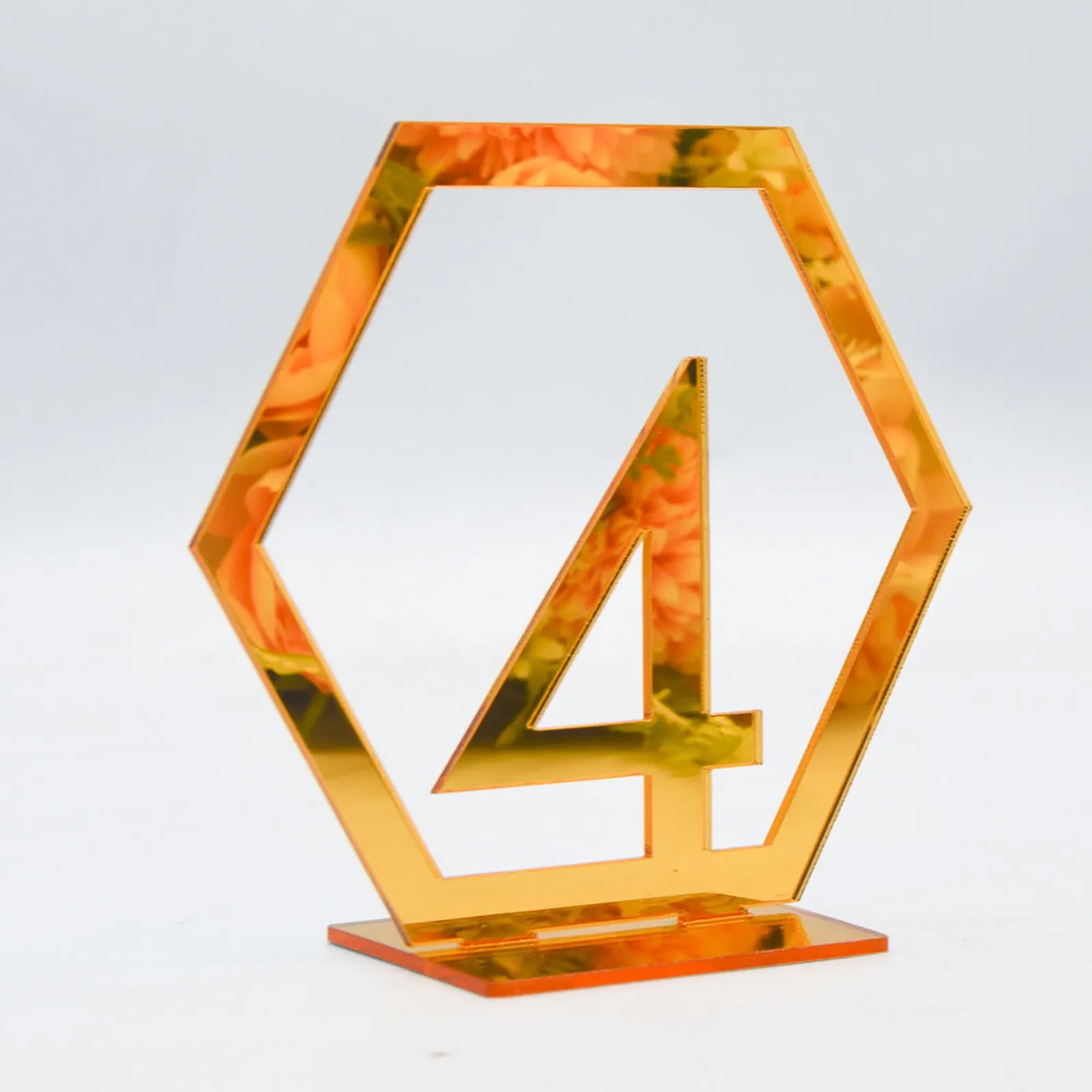 

Three Dimensionals Gold And Silver Acrylic Wedding Digital Table Number Card Table Seat Card Mirror White Glass Christmas Balls