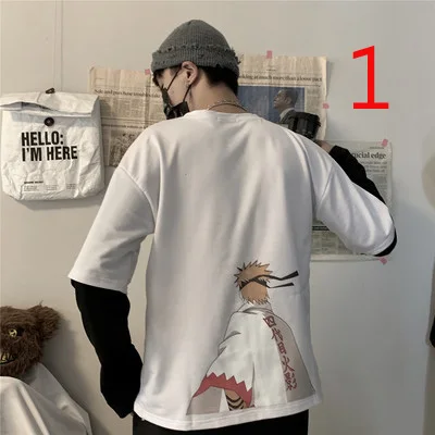

Long Sleeve Korean Loose Top Personalized Simple Men's Undershirt 2022