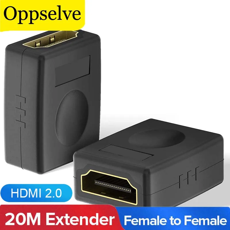 

HDMI-compatible Coupler 4K USB 2.0 Female to Female Connector Cable Extension Adapter for PS4 TV Switch HDMI-compatible Extender