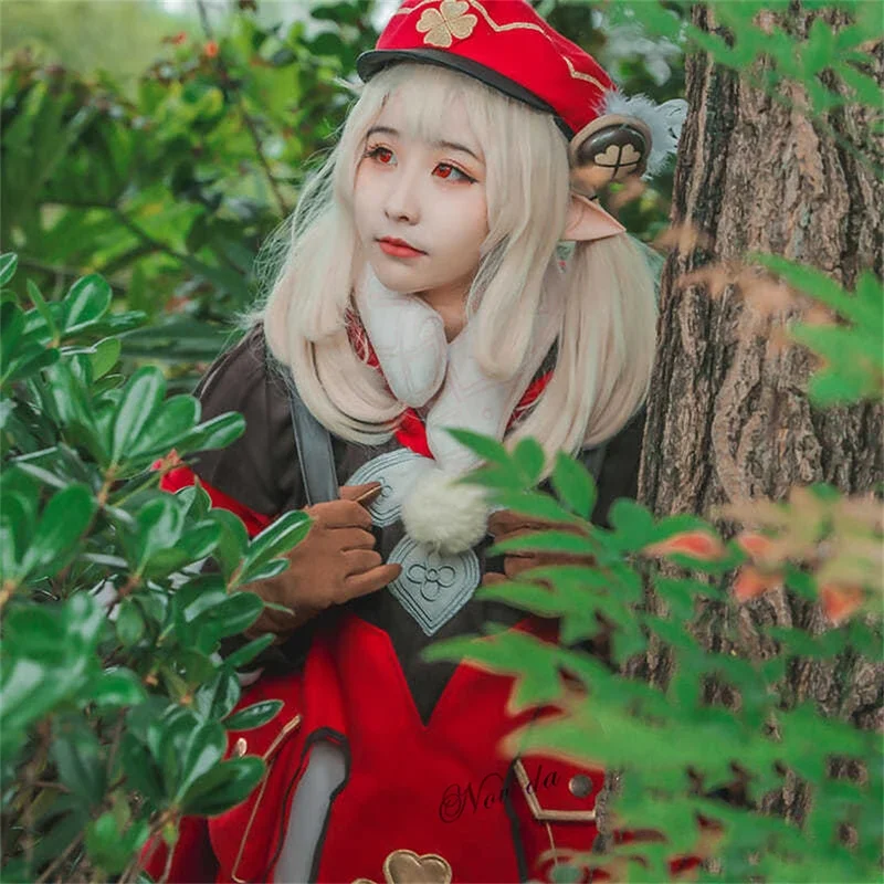 Klee Косплей Детский Костюм Аниме игра genshinimpact косплей для ребенка девочки платье