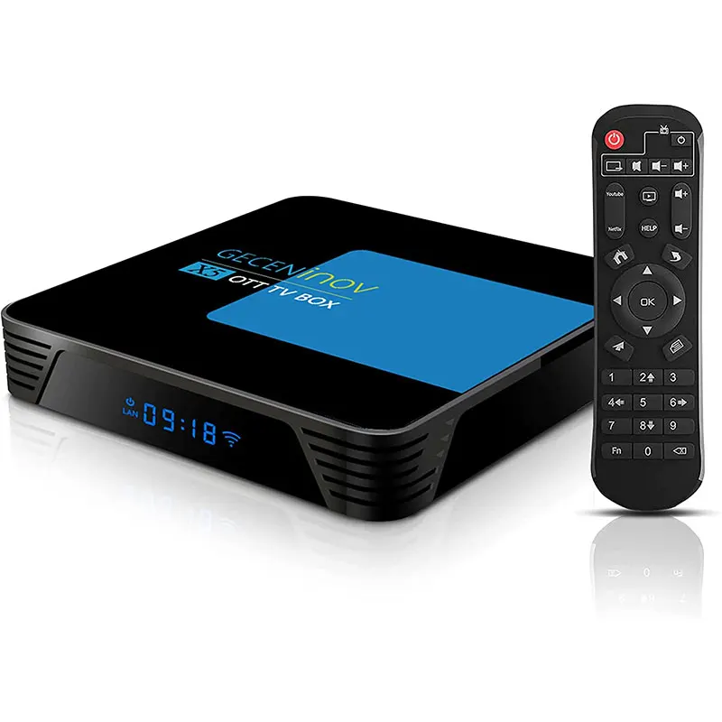 

Tv Box 4K Android10 Dual Band Media Player Rockchip RK3318