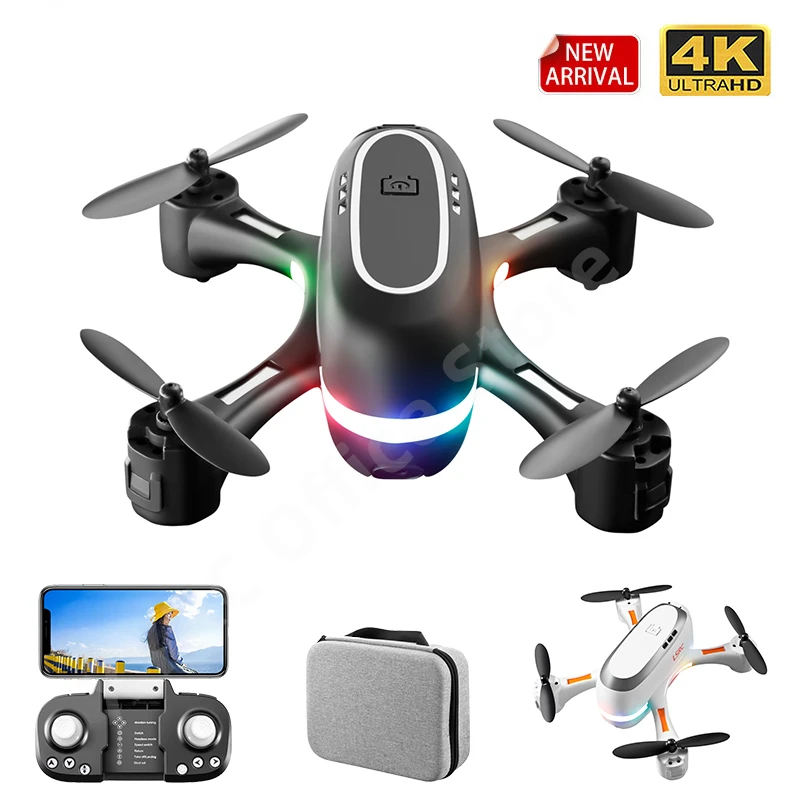 

2023 New LSRC Rainbow Mini Drone 480p 720P HD Dual Camera WIFI FPV Hight Hold One Key Return Quadcopter RC Dron Kid Gifts