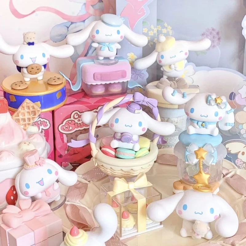 

Genuine TOP TOY Sanrio Cinnamoroll Dessert Gift Series Car Accessories Desktop Doll Figure Anime Cartoon Kawaii Cute Girls Gifts