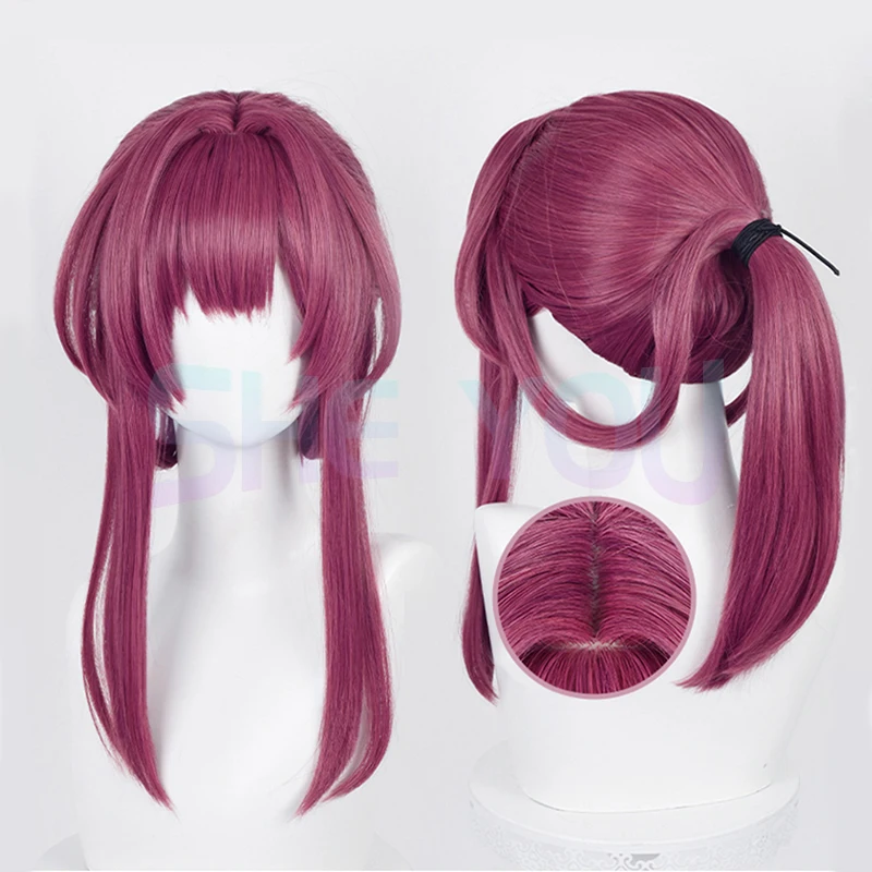 Парик для косплея Кафка термостойкий синтетический длинный из аниме на Хэллоуин