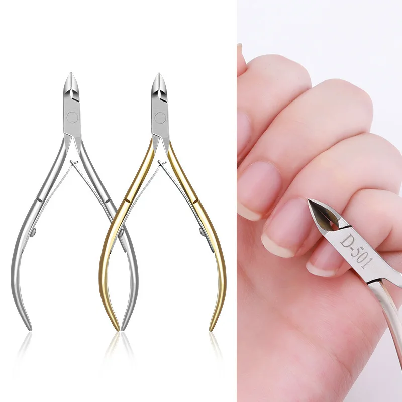 

Cuticle Nippers Nail Manicure Scissors Cuticle Clippers Trimmer Dead Skin Remover Pedicure Stainless Steel Cutters Tools