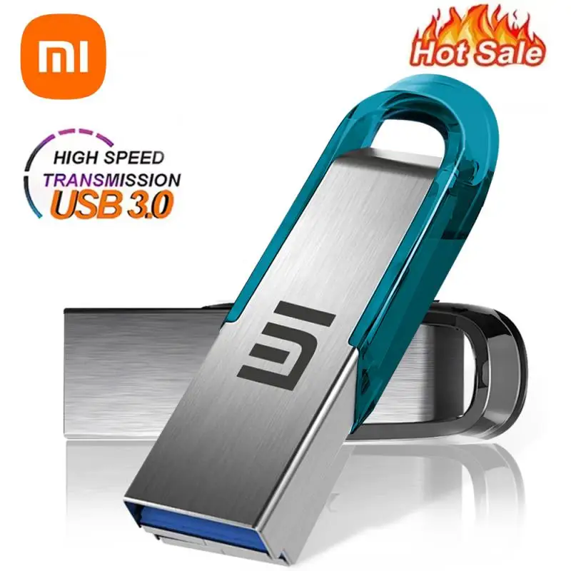 Флэш-накопитель Xiaomi 2024 USB3.0 2 ТБ 1 512 ГБ 256 высокоскоростная карта передачи данных