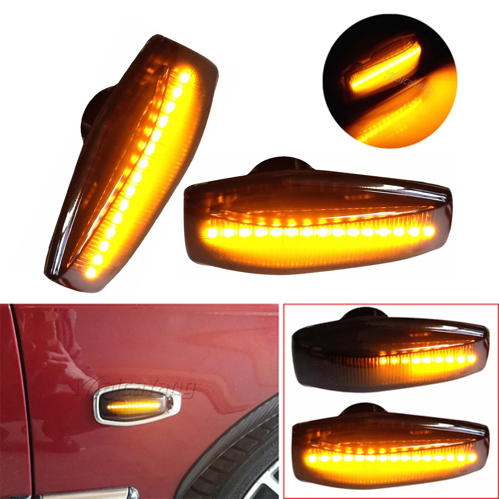 

Dynamic Turn Signal Light LED Side Marker Sequential Blinker Lamp For Hyundai Elantra i10 Getz Sonata XG Tucson Terracan Coupe