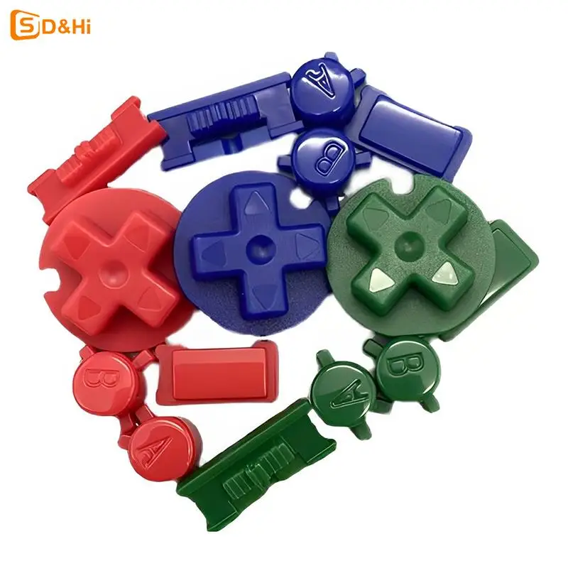 

High Quality 1set Plastic Button Direction Key Operation Key AB Key Cross Key D-Pad For Gameboy Color