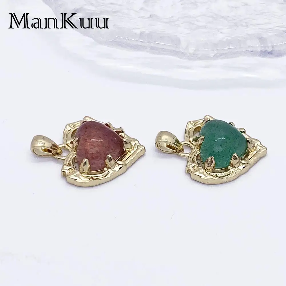 Mankuu натуральные целебные кристаллы камень аметист аквамарин амазонит сердце