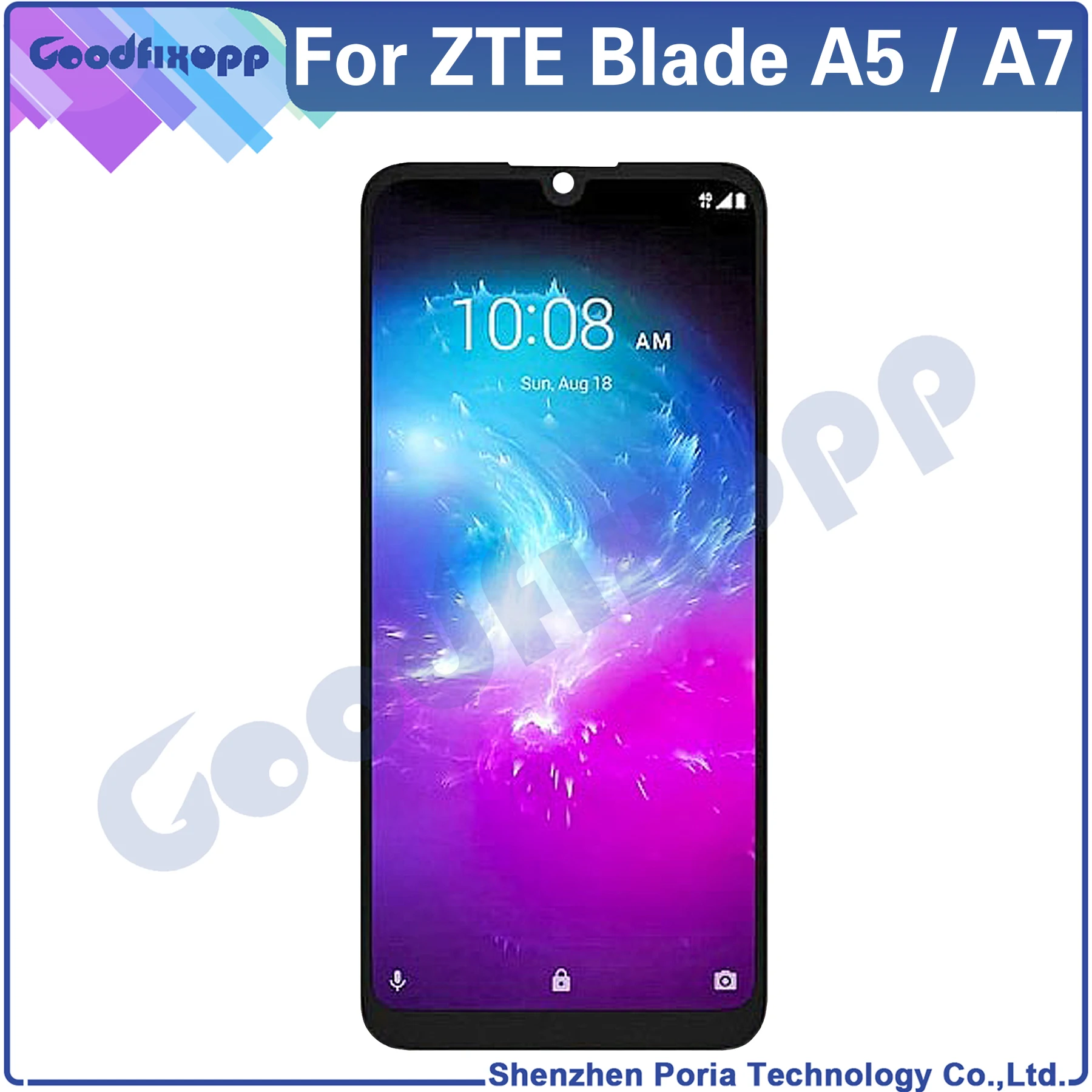 Экран 6 09 дюйма для ZTE Blade A7 A5 2020 ЖК-дисплей кодирующий преобразователь сенсорного