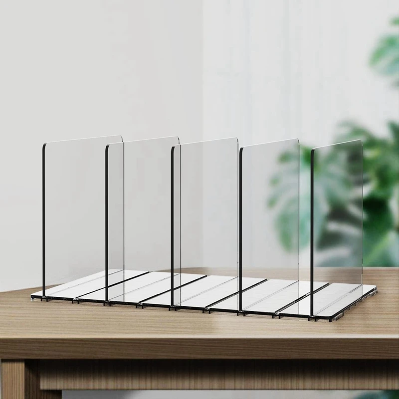 Органайзер для кошелька шкафа разделители полки регулируемая пластиковая