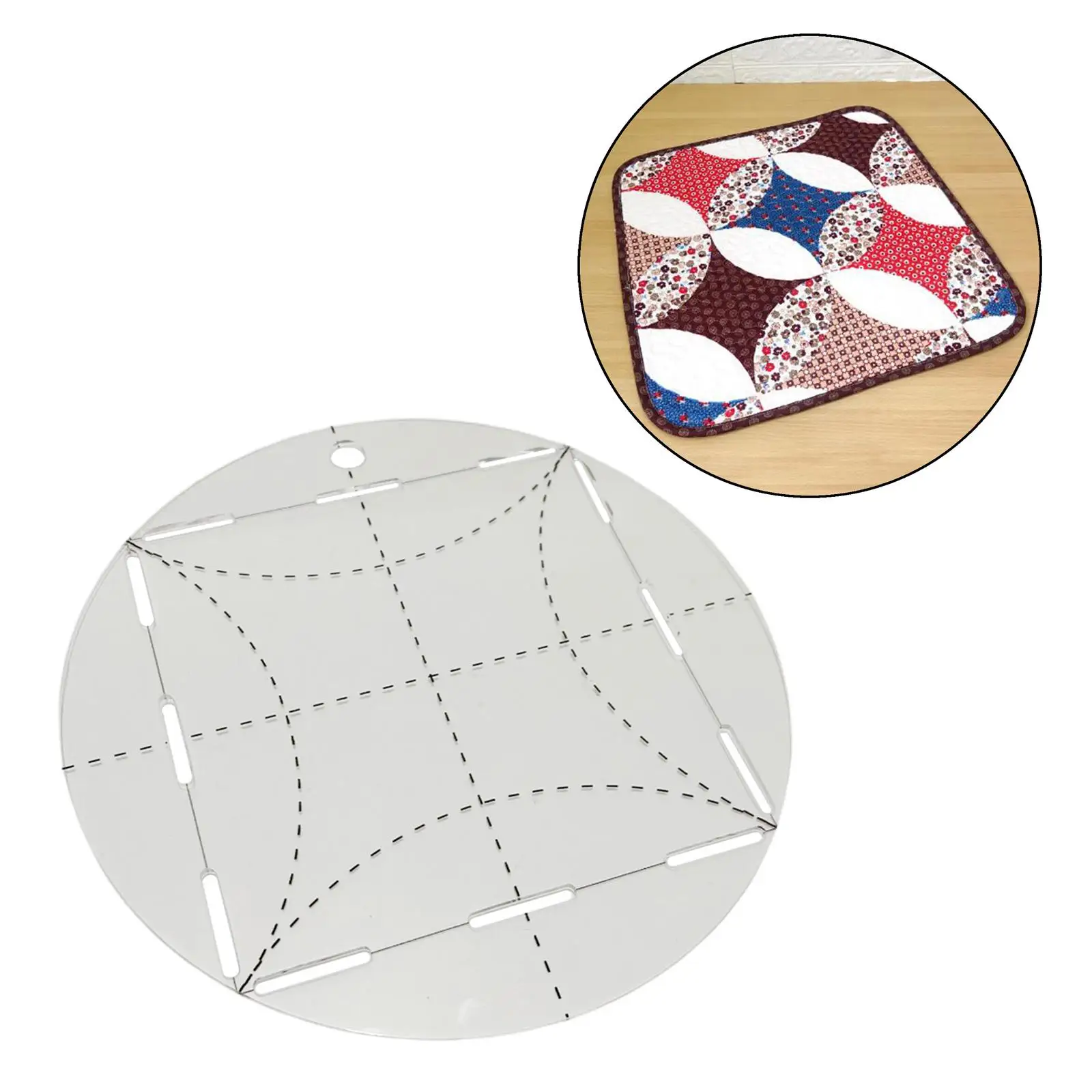 

Quilting Template DIY Low Shank Free Motion Domestic Machine ARC for Drawing