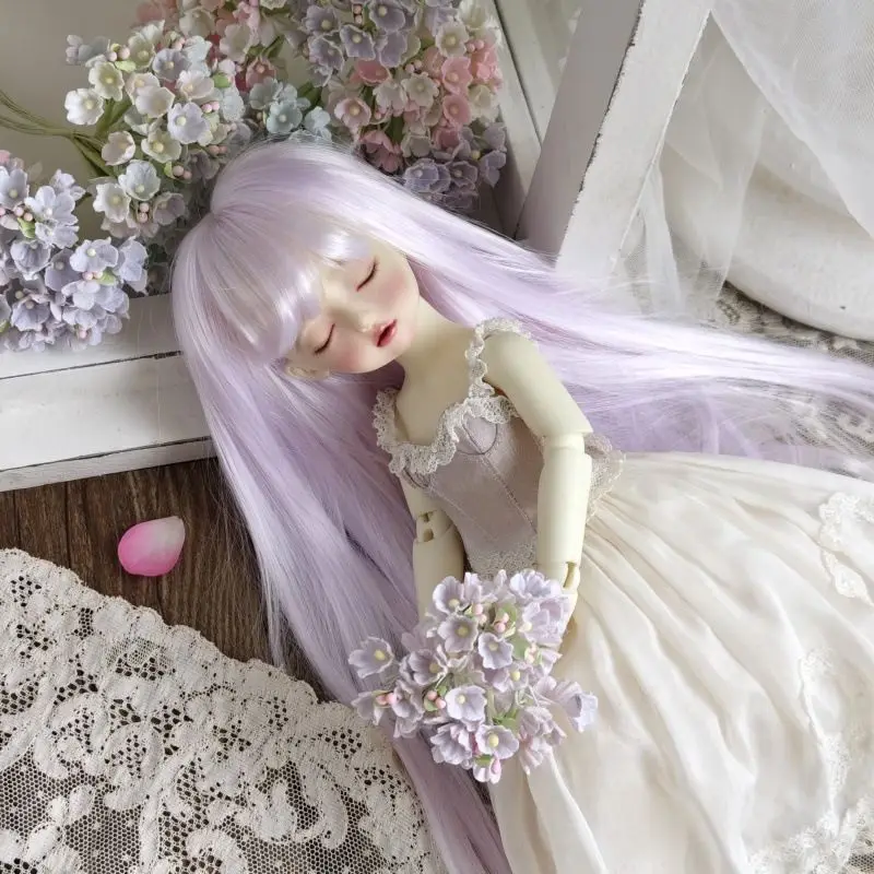 Фото Аксессуары для кукол, шарнирная кукла 1/6 1/4 1/3 YOSD MSD SD BJD для мальчиков и девочек, женский длинный парик, игрушка №2