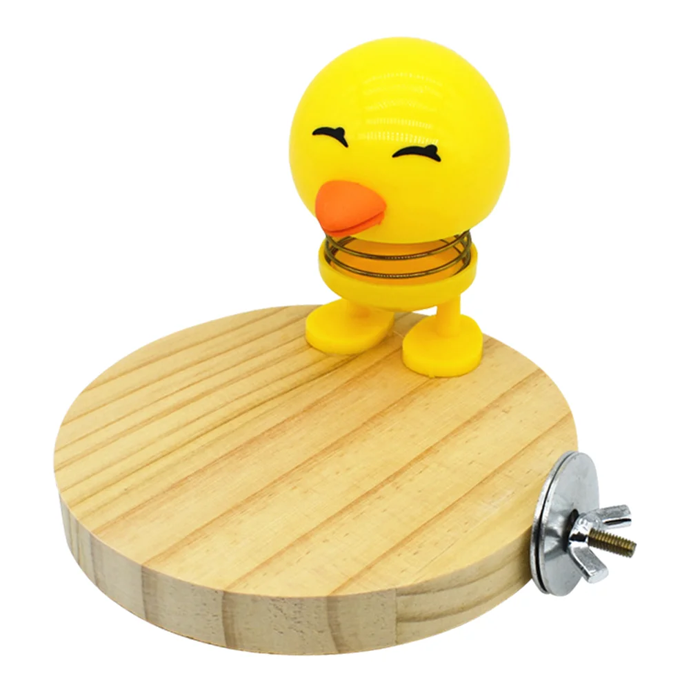 

Parrot Standing Platform Indoor Bird Playing Rack Parrot Wood Playground