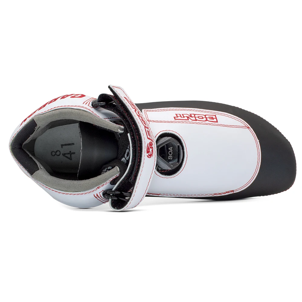 BONT Short Track Patriot Carbon BOA Версия Скоростные ботинки для коньков Сапоги для коньков с длинной дорожкой Крытые ботинки для коньков на открытом воздухе (art.: 3920d1be79e73) - 3920d1be79e73