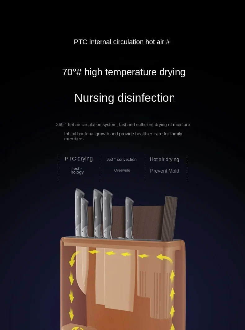 220V Chef Cleavers Sterilizers - Bluebao Cutting Board and Knife Disinfection Machine Multifunctional Convenient