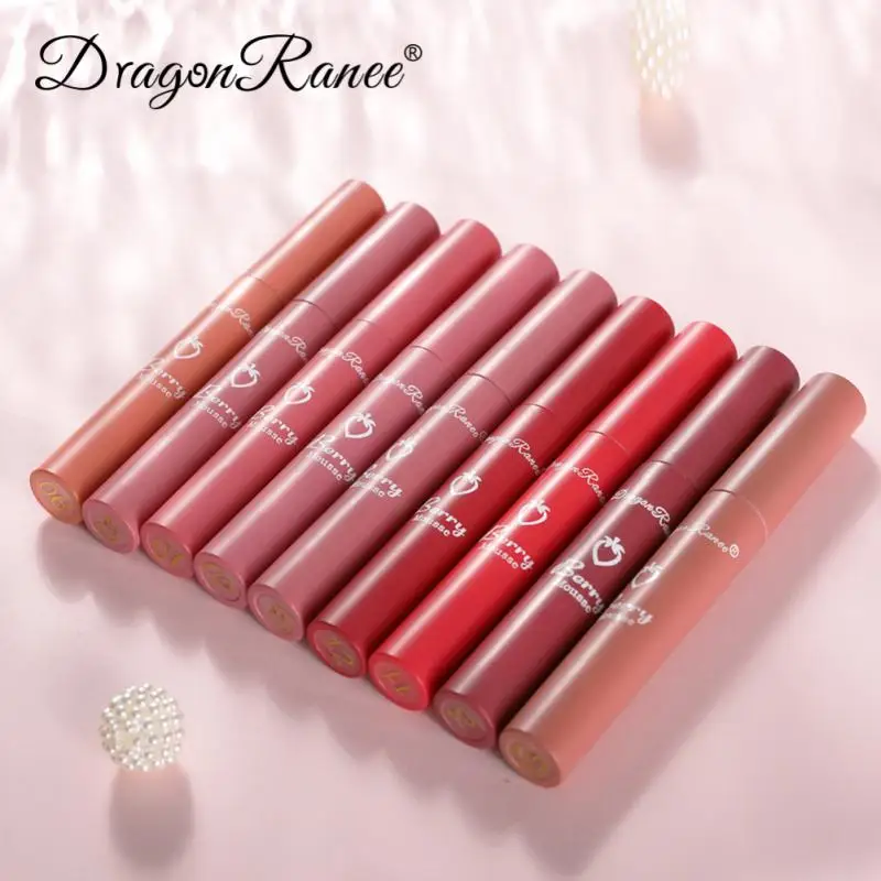 

DRAGON RANEE Velvet Matte Lipstick Waterproof Long Lasting Lip Gloss Non Stick Cup Red Lipgloss Glaze Makeup Lipstick