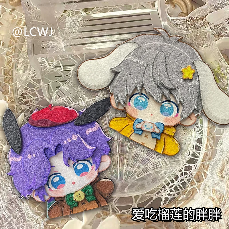 Аниме Love and Deepspace Rafayel Xavier косплей нетканый брелок гарнир мультфильм тканевый