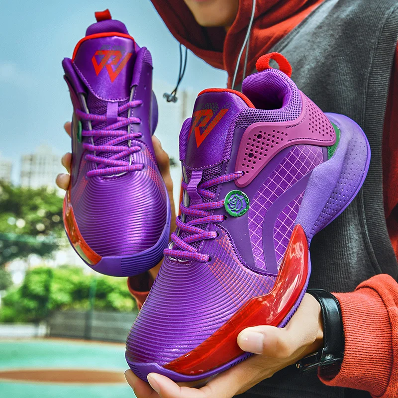 

Кроссовки баскетбольные унисекс кожаные, с высоким верхом