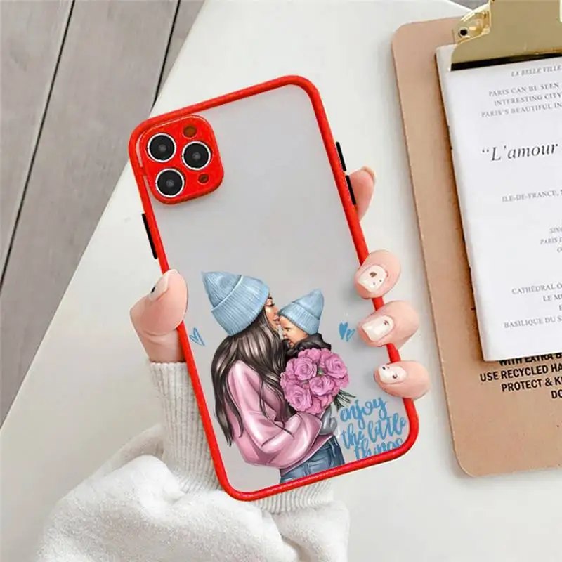 Прозрачный матовый чехол для iphone 14 11 12 13 plus mini x xs xr pro max