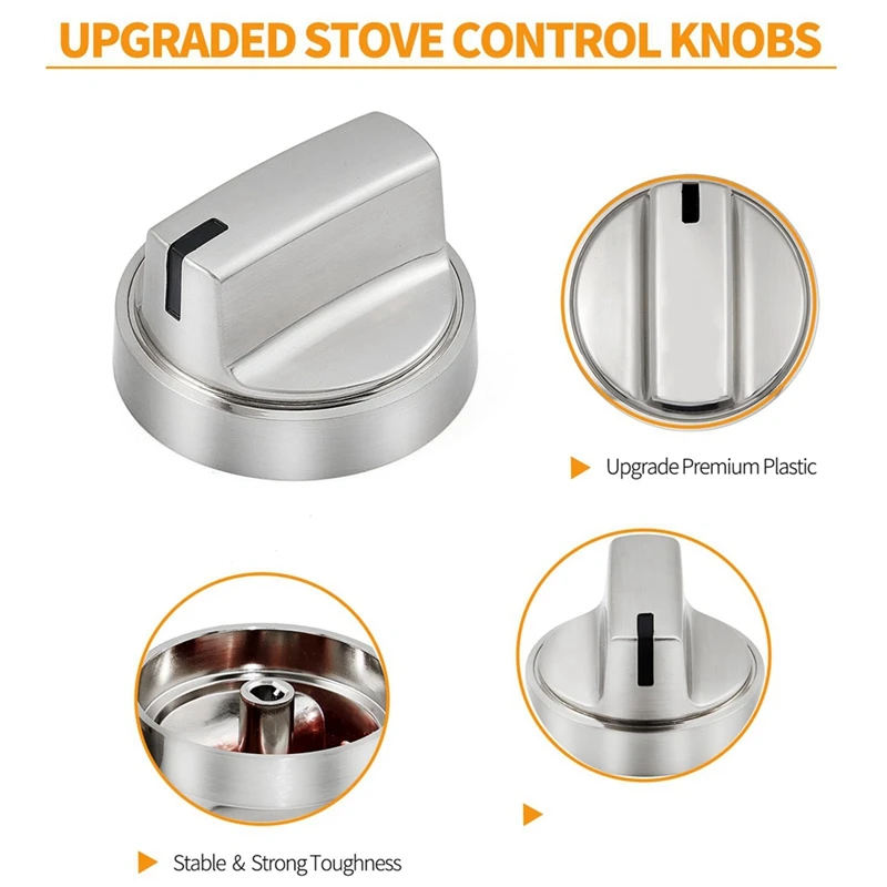 WB03X24965 Замена ручек плиты для деталей GE KIP 5J73 191D8446 Ручки управления горелкой