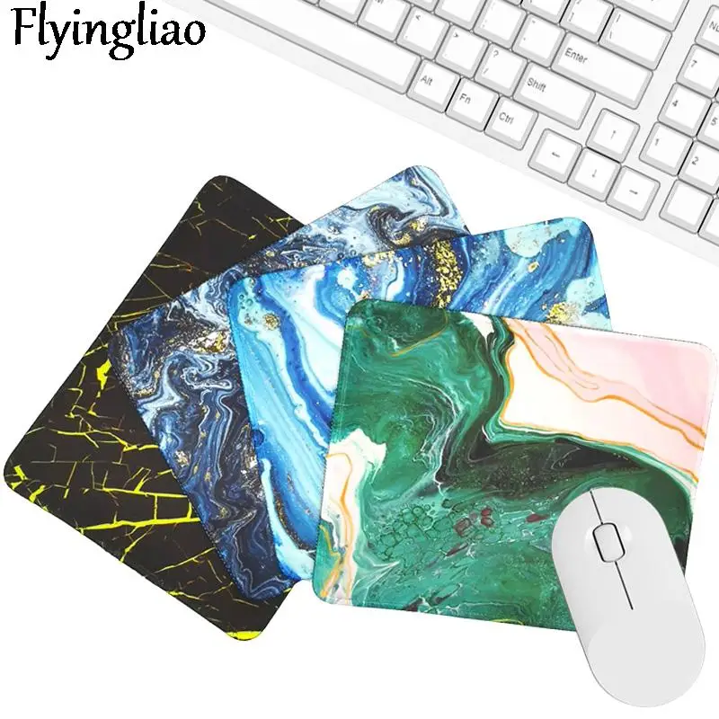 

Marble Mouse Pad Desk Pad Laptop Mouse Mat for Office Home PC Computer Keyboard Cute Mouse Pad Non-Slip Rubber Desk Mat