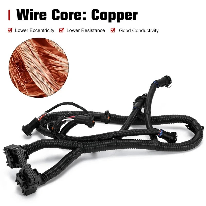 Жгут проводов модуля топливной форсунки двигателя для Ford F-250 F-350 6.0L 2003-2007 5C3Z9D930A